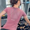 Женская спортивная одежда для фитнеса, бега, джоггинга, бесшовная, для тренажерного зала, женская спортивная футболка, топ для йоги, женские топы для тренировок, футболка