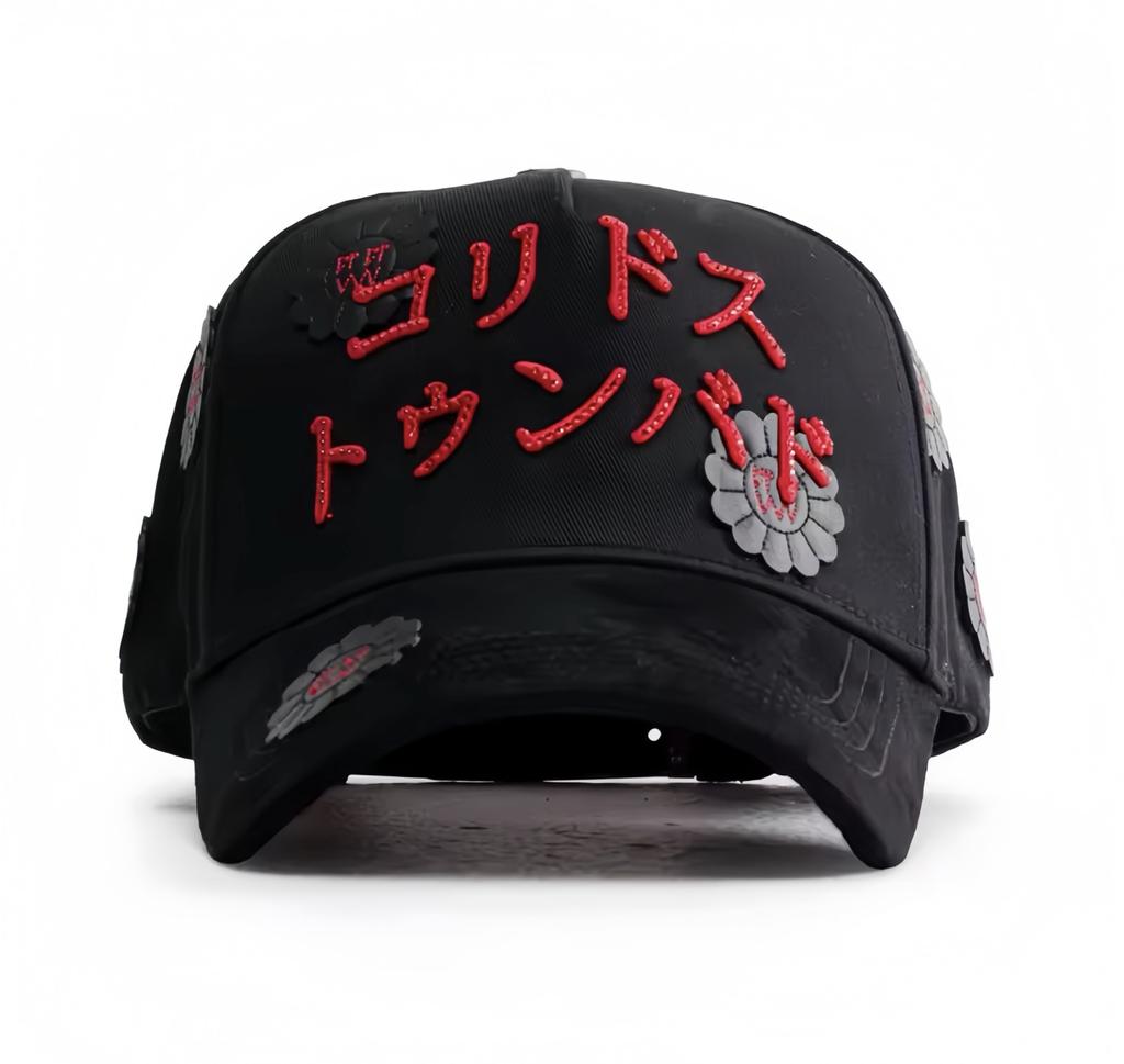 High Quality 5-Panel Curved Brim Baseball Cap with Rhinestone Embellishments Terry Fabric Dobby Style-Sporty Unisex Adult Hat