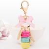 Fashion Fashion Candy Color Car KeyRing Cake Pendant Handbag Keychain Holder