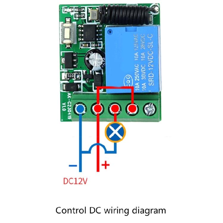 Беспроводной пульт дистанционного управления передатчик и приемник DC12V 433 МГц частота поддержка нескольких режимов работы для гаражных ворот
