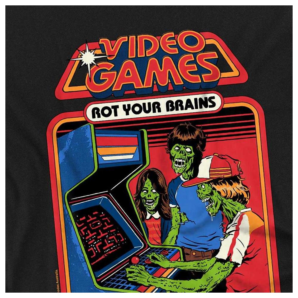 Steven Rhodes Childrens/Kids Video Games Rot Your Brains T-Shirt