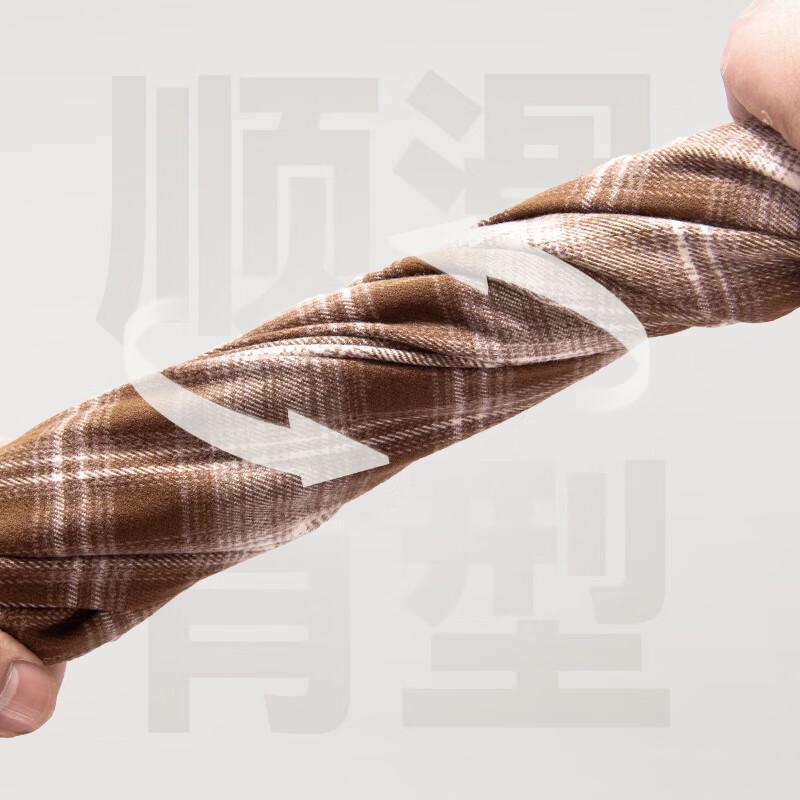 MINISO Мужская ретро фланелевая рубашка-куртка в клетку с длинным рукавом