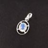 Oval Natural Milky Opal 925 Silver Friendship Day Engagement Gift Ethnic Pendant PP-6-14