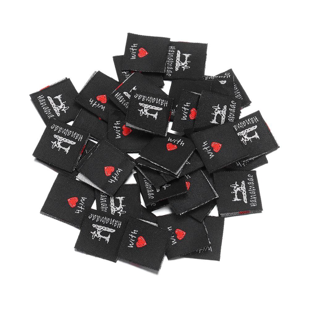 50 шт. DIY Плетеные принадлежности Моток вязальной шерсти Бирки для одежды Аксессуары для одежды Ручная работа С любовью Бирки для одежды