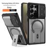 Чехол для Samsung S26 S25 S24 23 22 ultra магнитный защитный чехол С держателем подставка прочный корпус Окно для камеры защита простой