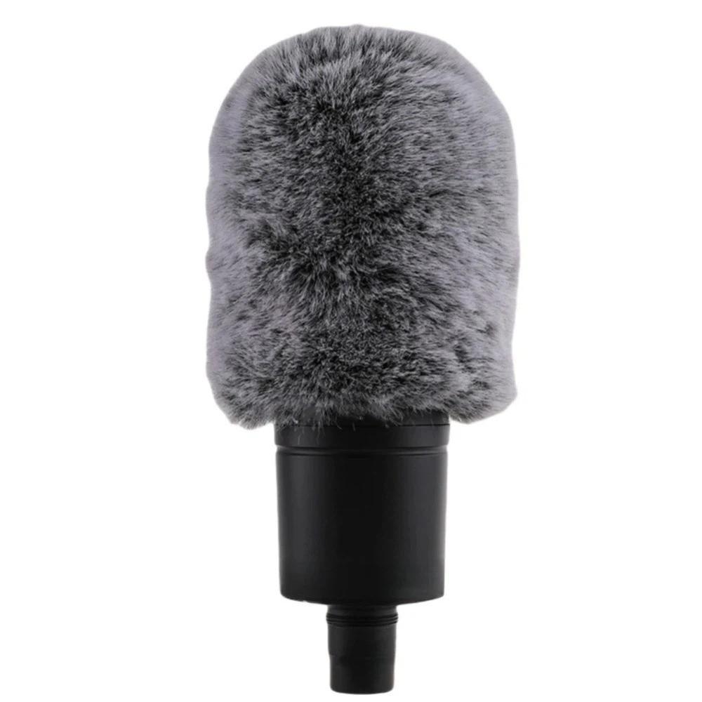 Noise Reduction Microphones Windshield Furry Cover Windcreen Cover Outdoor Recording