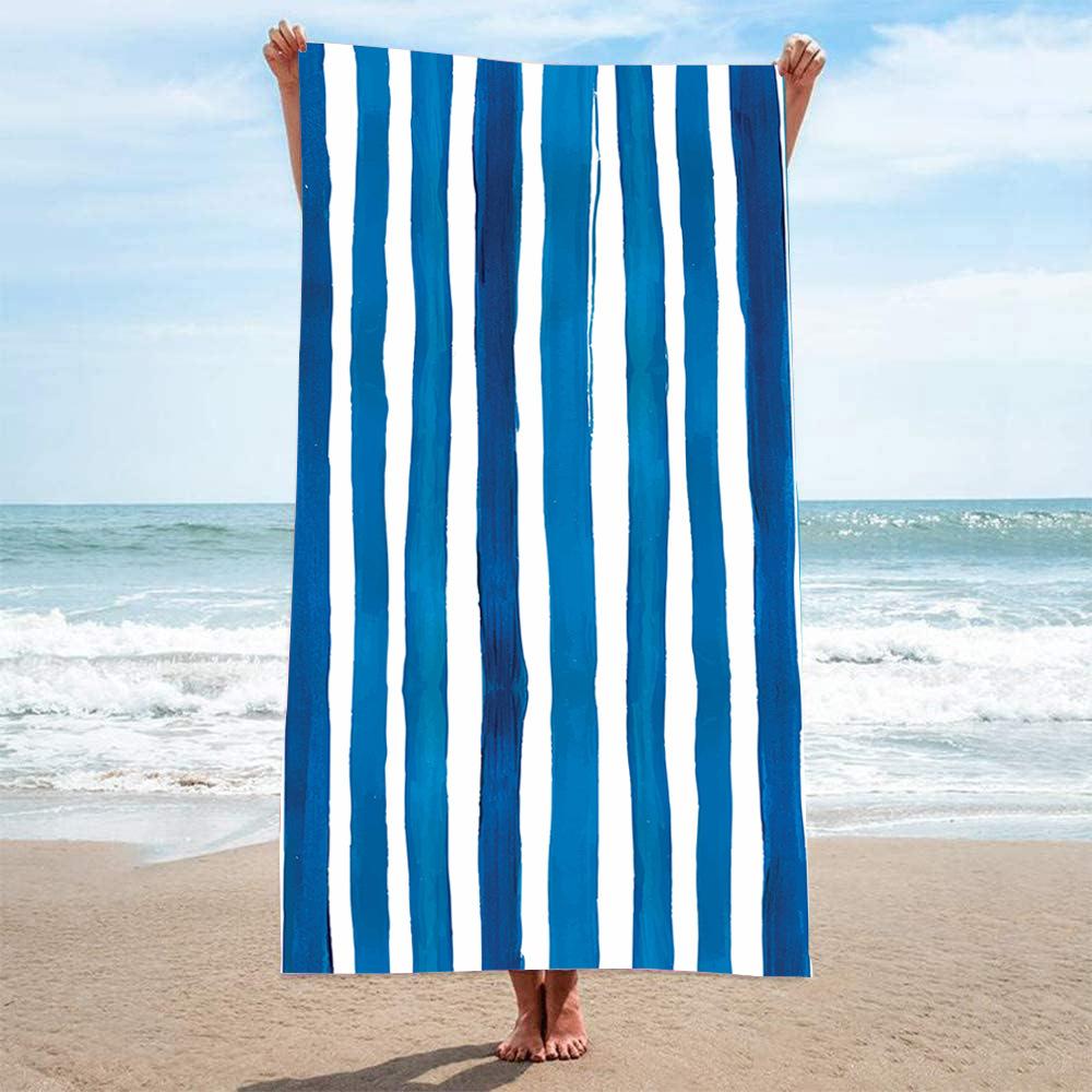 Locomotive Enthusiasts Sports Towels Quick-drying Double-sided Velvet Beach Towels Printed Bath Towels