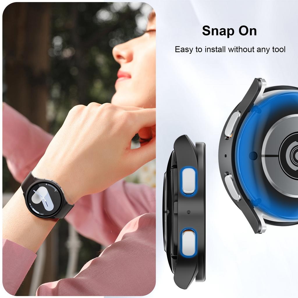 Case for Samsung Galaxy Watch 7 FE 40mm 44mm Accessories PC Frame Protective Hard Bumper Shell Cover Galaxy Watch 7 smart watch