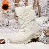 Fashion Winter Women Ankle Boots Keep Warm Women's Snow Boots Outdoor Slip On Platform Women's Hiking  Thickened Plush Women