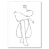 Sexy Female Body Art Poster Print Naked Nude Canvas Line Drawing Prints Abstract Woman Wall Art Painting Pictures Bedroom Decor