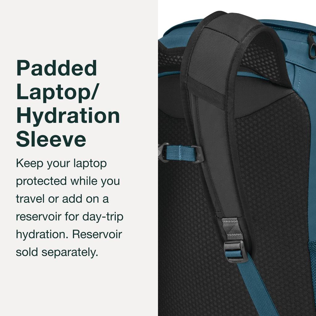 Osprey Farpoint Fairview Uni Дорожный рюкзак на день в цвете Night Jungle Blue