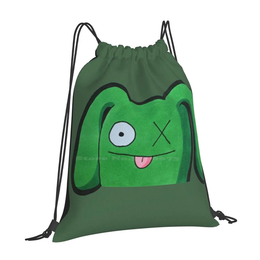 Школьные рюкзаки Uglydolls, Рюкзак для путешествий и ноутбука, Бык Uglydolls, Маркерный зеленый, Милый Каваи
