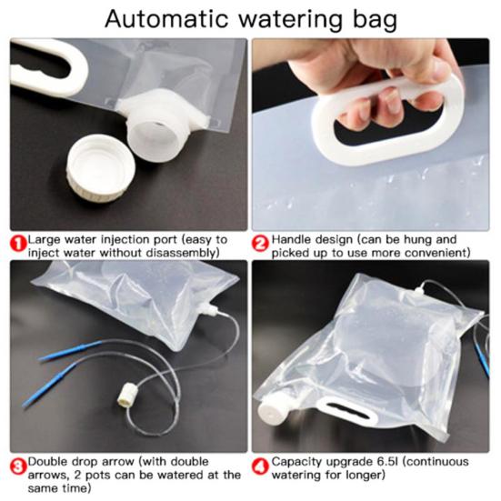 Капельный полив мешок большой емкости регулируемая скорость трудосберегающий многоразовый легко наполняемый вода цветы пластиковый садовый самополивающийся мешок
