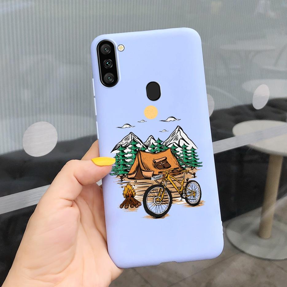 For Samsung Galaxy A11 Case M11 Stylish Soft Silicone Phone Case For Samsung A11 Galaxy M11 A 11 A115F Cover Fundas Coque Bumper