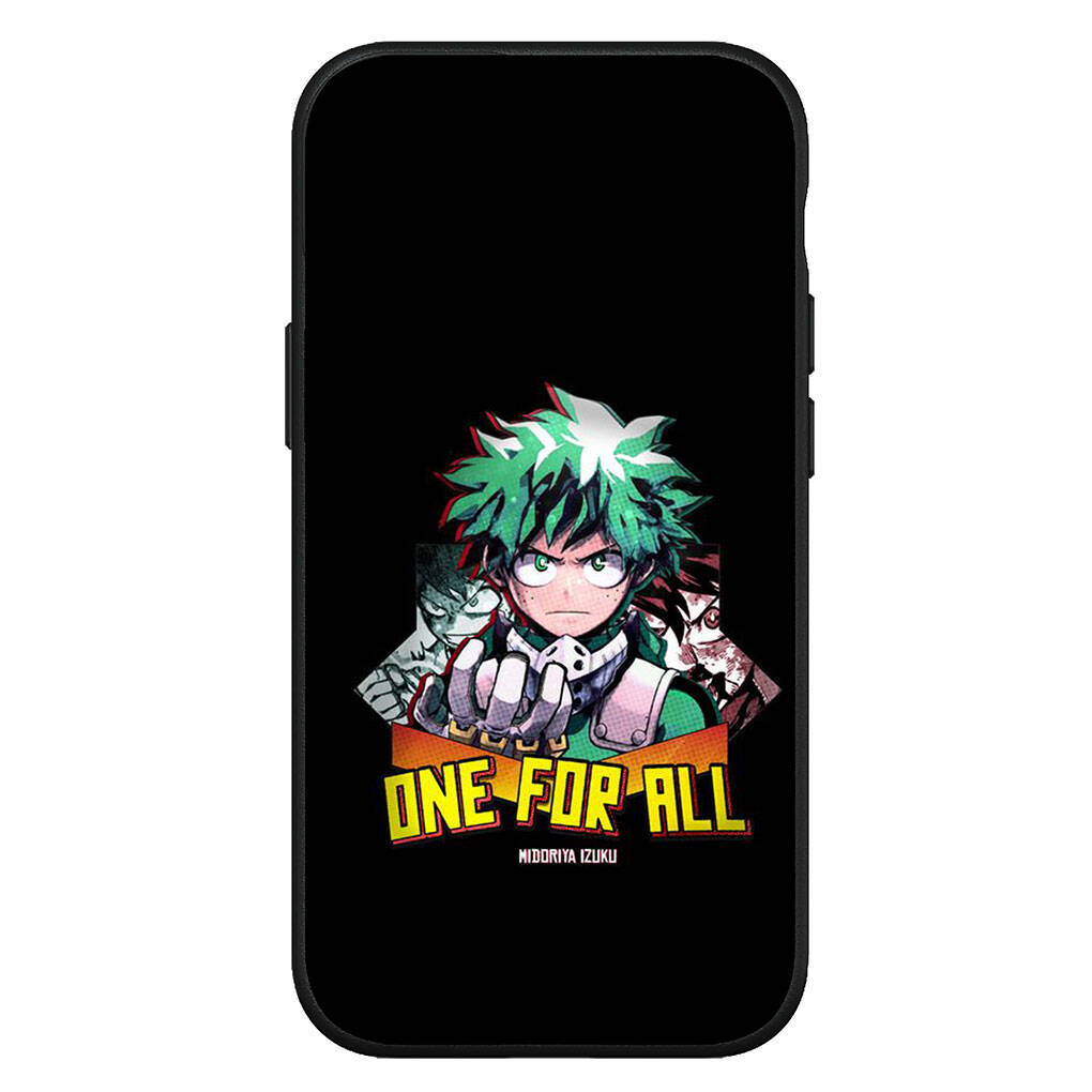 Чехол для iPhone 17 16 15 Xiaomi Poco Redmi Note 14 13 12 11 Pro Max Samsung Galaxy S25 S24 S23 OPPO Huawei Мидория Изуку Моя геройская академия Чехол для телефона