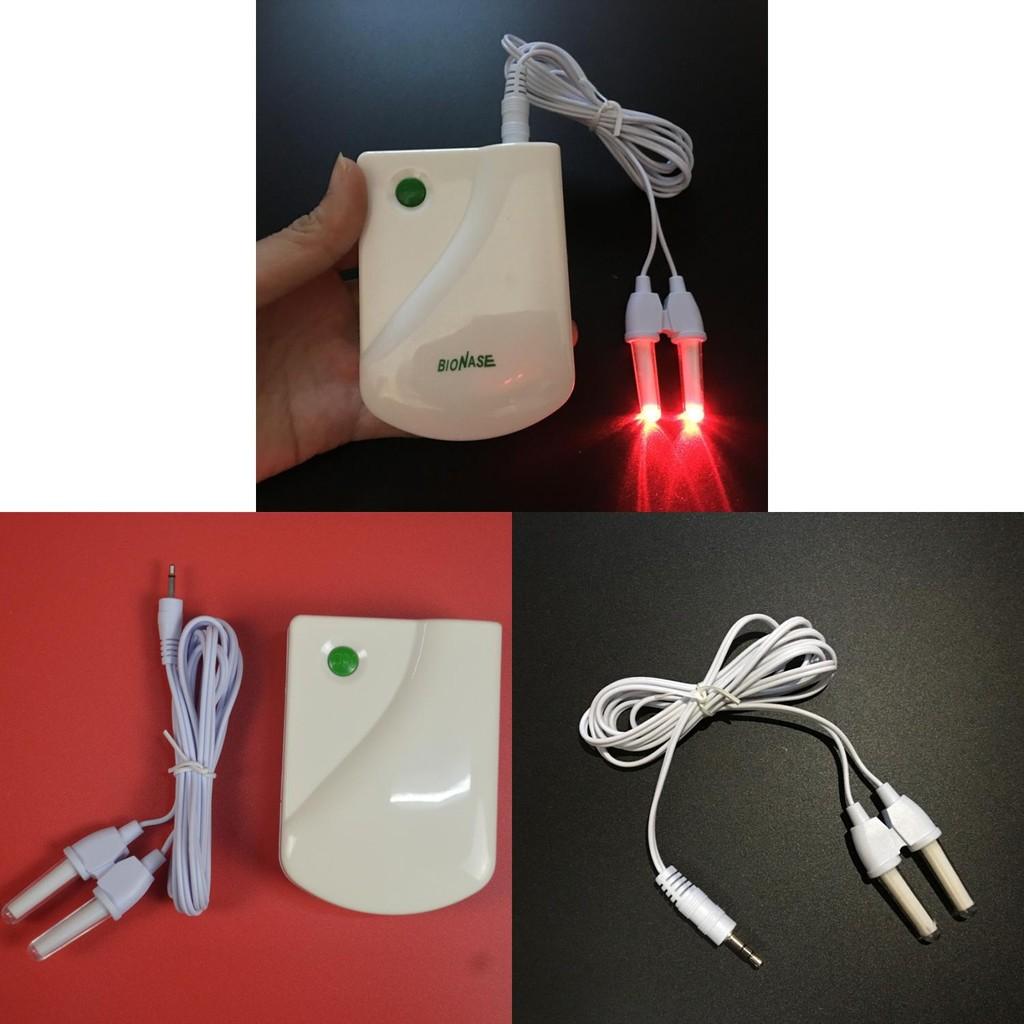 Бело-зеленый ключ Красный свет Устройство для облегчения заложенности носа с батарейным питанием для простоты использования