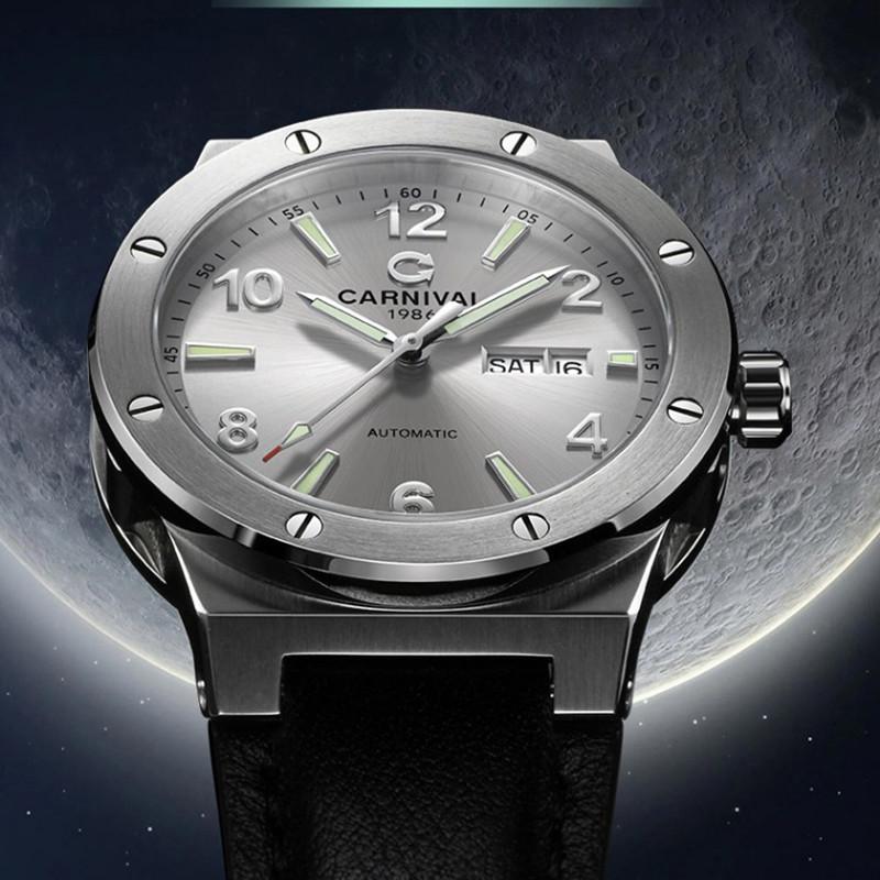 Reloj CARNIVAL Mechanical Watches for Man Original Brand Luxury MIYOTA 8215 Automatic Movement Men's Watches Waterproof Montre