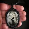 Gothic Victorian Black Art Necklace