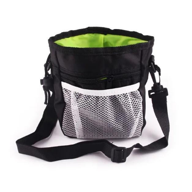 Portable Food Dog Training Snack Waist Bag Large Capacity Treat Pouch Drawstring Carries Outdoor Garbage Waste Bag Dispenser