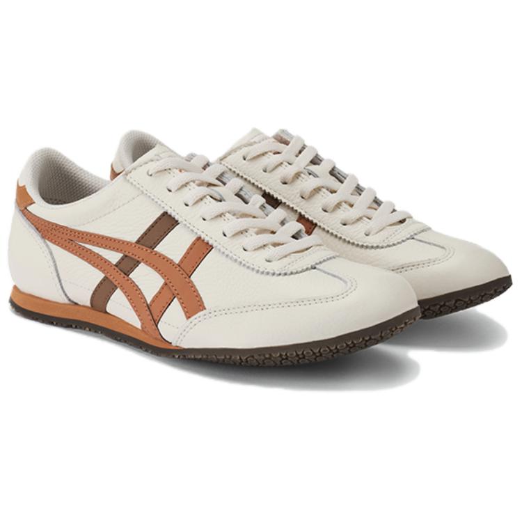 ONITSUKA TIGER Machu Racer Модные Универсальные Нескользящие Прочные Низкие Повседневные Кроссовки Унисекс Белый Оранжевый 1183B770-109