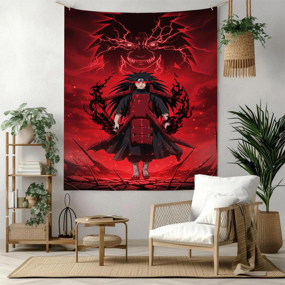 Naruto Boho Wall Tapestry Retro Boho Perfect for Dorm Wall Living Room Balcony Multipurpose Exotic Pattern Perfect Gift for Dorm Roommate