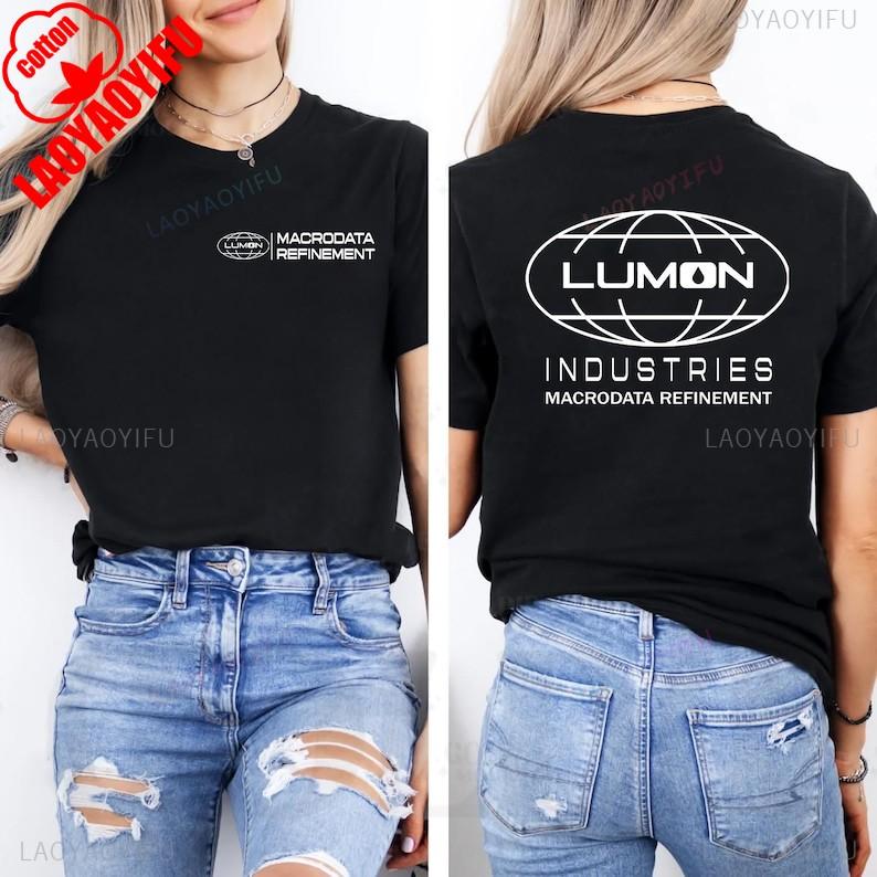 Lumon Cool Severance Macrodata Refinement Shirt, LUMON T-shirt, TV Show Inspired Unisex TV Series Lover Tee Summer Cotton Tops