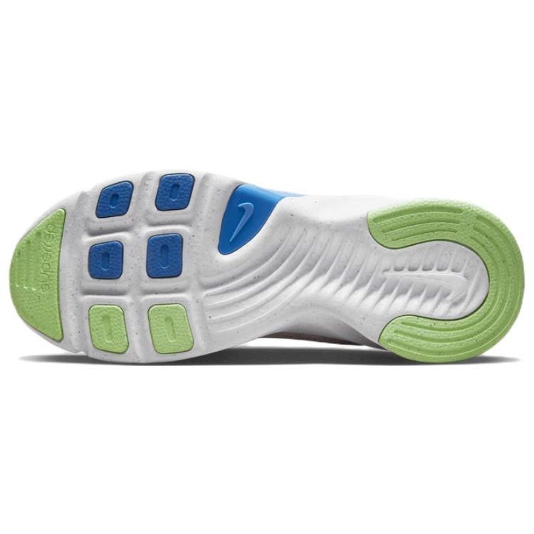 Nike SuperRep Go 3 Flyknit Next Nature Sail Medium Blue Женские кроссовки Белый Призрачно-зеленый Черный DH3393-102