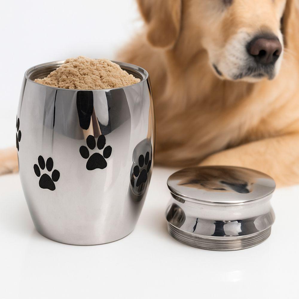 Dustproof Ash Memorial Container Stainless Steel Keepsake Burial Jar Memorial Gift