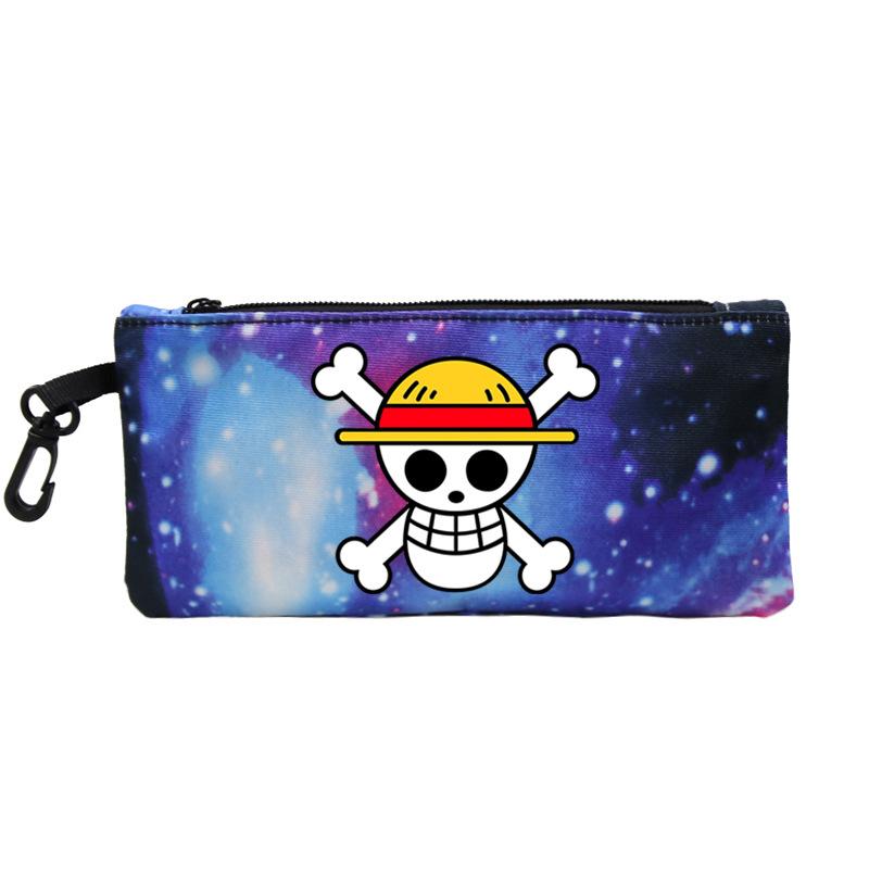 Riman Animation Peripheral Printing Pencil Case, Primary And Secondary School Students Stationery Zipper Pencil Case