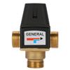 3 Way DN20 Male Thread Brass Thermostatic Mixing Valve for Solar Water Heater