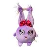 Birthday Gift Lightweight Excellent Safe Girls Boys Rainbow Embroidery Cartoon Rabbit Plush Pillow Doll Bunny Toy