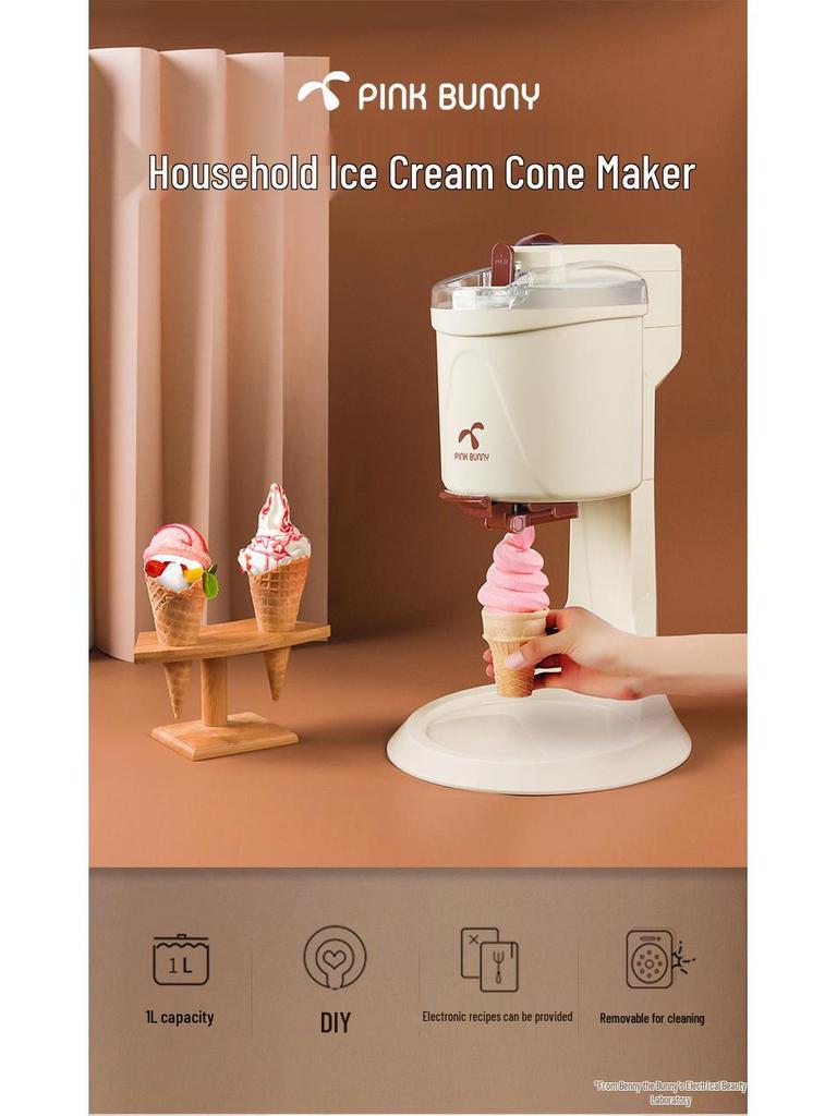 Bugs Bunny Kids' Fully Automatic Mini Ice Cream & Fruit Cone Maker