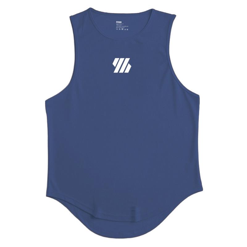 2023 Newest Summer Gym Vest High Quality Mesh Shirt Sleeveless T-shirts Men Tank Tops Running Fitness Sports Vest Men Clothing