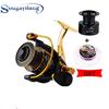 SOUGAYILANG 13+1BB Smooth High Speed Reel 5.0:1 Fishing Reel Spinning Reel 8KG Max Drag Power Bass Carp Fishing Tackle