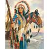 Новый 5D DIY алмазная живопись индейцы Алмазная вышивка пейзажи вышивка крестиком полная круглая дрель ремесло домашний декор ручной подарок