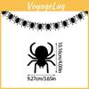 Spider Halloween Skeleton Paper Banners Set Party Scene Decor Event Displays