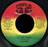 7inch Record LUCIANO - Love Thing NONE Triple T Produc Jamaica Reggae, Ska & Dub Used