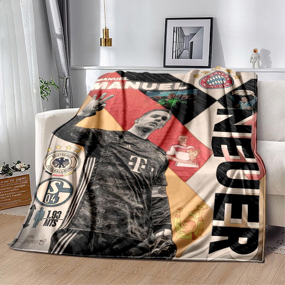 Bayern Munich Blanket Ultra-Soft Suitable for Chair Couch Picnics for All Seasons Digital Print Gift for Travel Home Birthdays