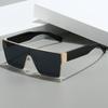 Square Sunglasses Women Men Fashion Trendy Luxury Brand Design One Piece Decoration Sun Glasses Outdoors Travel Driving UV400