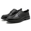 Черные классические мужские кожаные туфли Роскошный дизайн Повседневный стиль Работа или ежедневный бизнес-офис Вечеринка Наряд Жених Свадебная обувь