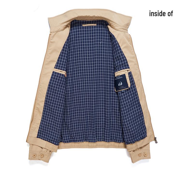 Мужская повседневная куртка-бомбер Leadway Nautica из чистого хлопка