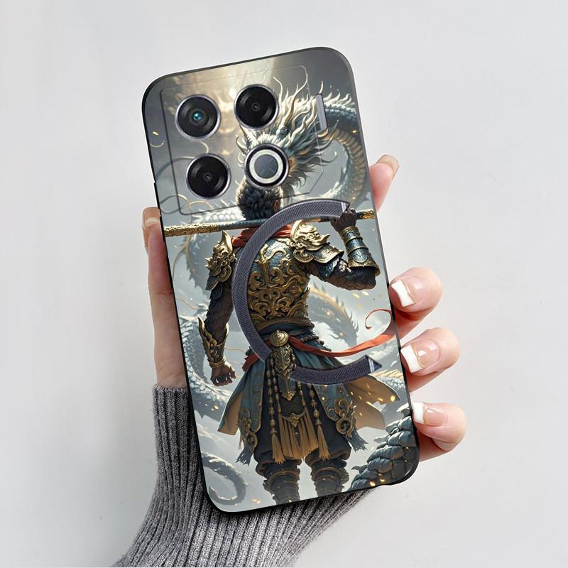 Чехол для Infinix GT 20 Pro Чехол INFINIX GT 10 PRO gt20 gt10 20 pro X6871 X6739 Черный Миф о Сунь Укуне Силиконовый чехол для телефона Мягкая крышка