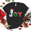 Горячая рождественская футболка Joy для мужчин/женщин, забавная футболка с принтом, повседневная, крутая, уличная, модная футболка, футболка для пары в стиле хип-хоп, топ