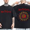 Графическая футболка Alice in Chains Rock Band Мужская Женская Винтажная Готическая Панк Футболка Мужская Классическая Оверсайз Футболки Топы Streetwear