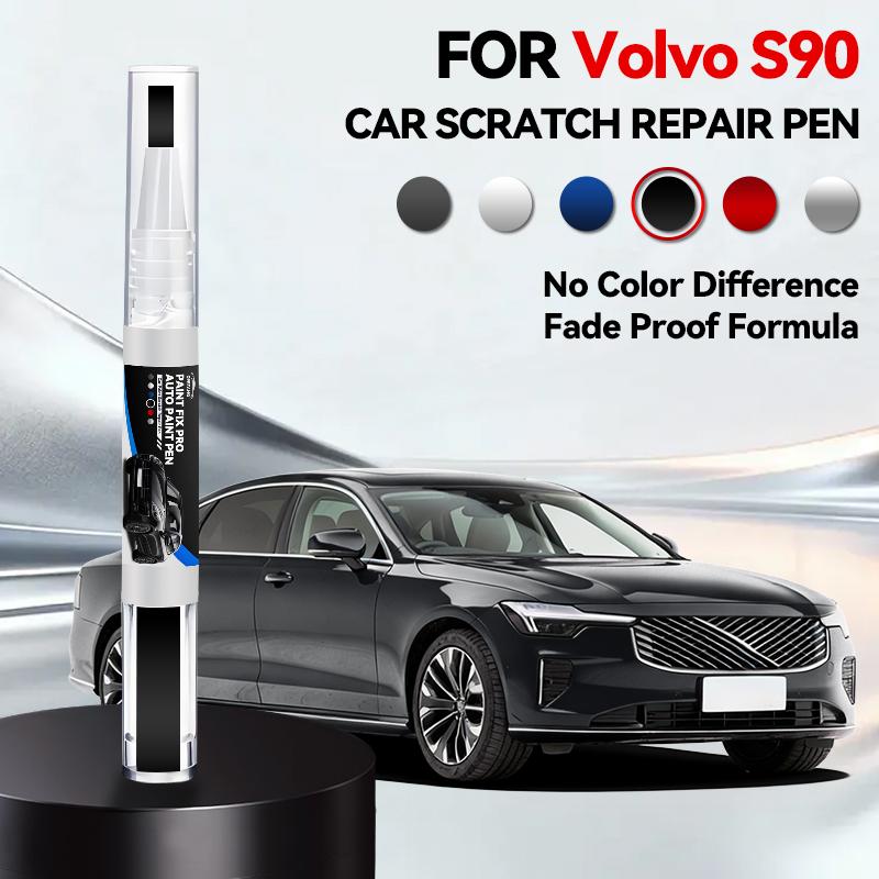 For Volvo S90 Car Paint Repair Pen Touch Up Scratch Remover DIY Auto Accessories White 707 Gray Brown 722 Blue 720 723 Black 717