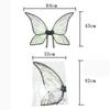 Блестящие крылья феи-эльфа принцессы, красочные реквизиты для выступления, крылья ангела для девочки, косплей, наряд, украшение на день рождения