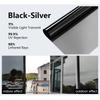 Window Privacy Tint Film One Way Vinyl Mirror Foil Non Adhesive Glass Screen Stickers Rolls Anti Look UV House Protection Tools