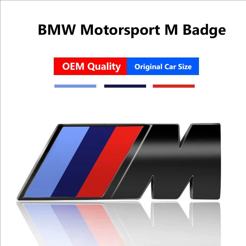 BMW M logo type pedal decoration badge, trunk badge sticker For BMW 325Li 320Li 330Li E36 G20 E46 E90 E60 F30 E39 E30 F2 E87