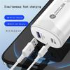 Tatal 38W Wall Charger Quick Charge PD20W Power3.0 Адаптер для быстрой зарядки с кабелем USB Type C для Xiaomi iPhone Samsung
