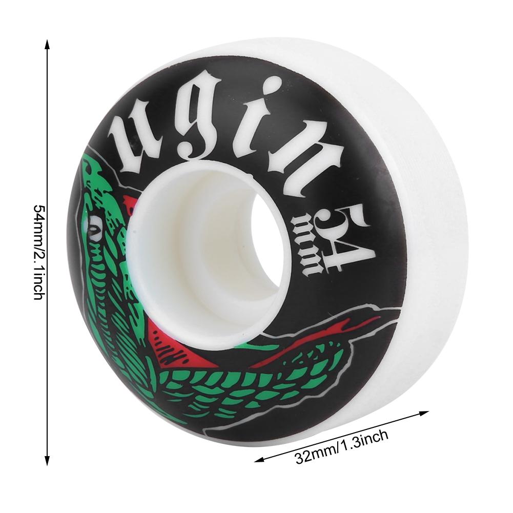4 шт. 54*32 мм ПУ Дорожное Колесо для Скейта Лонгборда Высокопрочные Колеса для Скейтборда